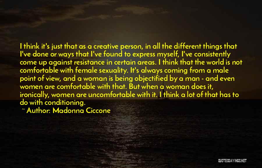 Being Creative And Different Quotes By Madonna Ciccone