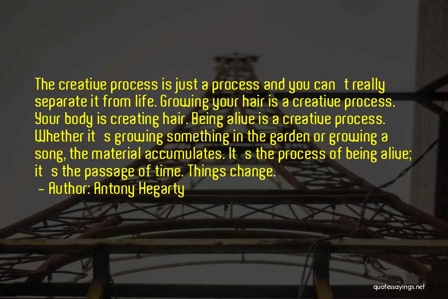 Being Creative In Life Quotes By Antony Hegarty