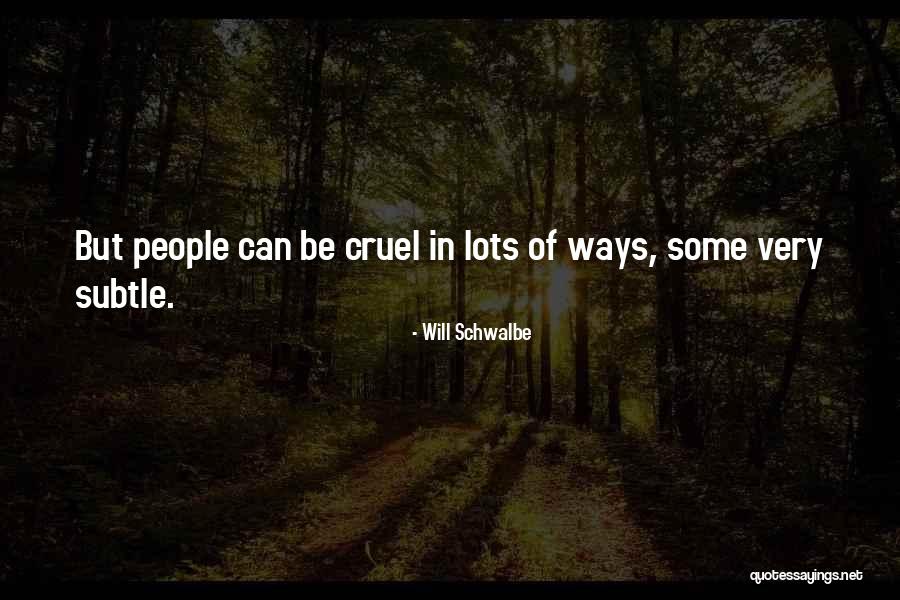 Being Cryptic Quotes By Will Schwalbe