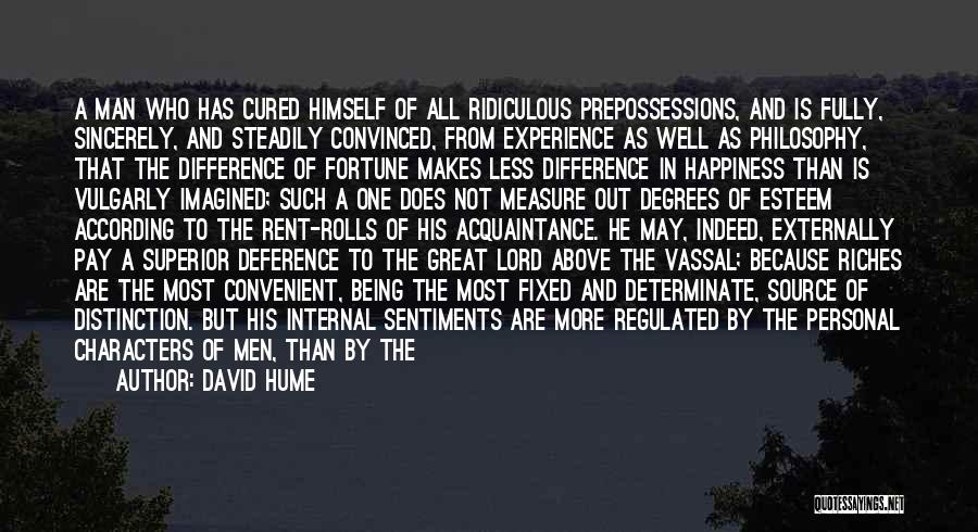 Being Cured Quotes By David Hume