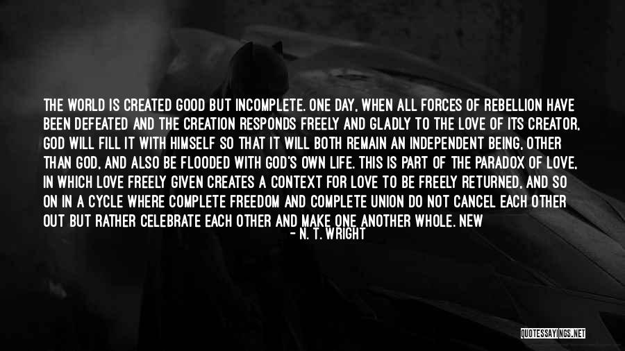 Being Defeated Quotes By N. T. Wright Being Defeated Quotes By N. T. Wright