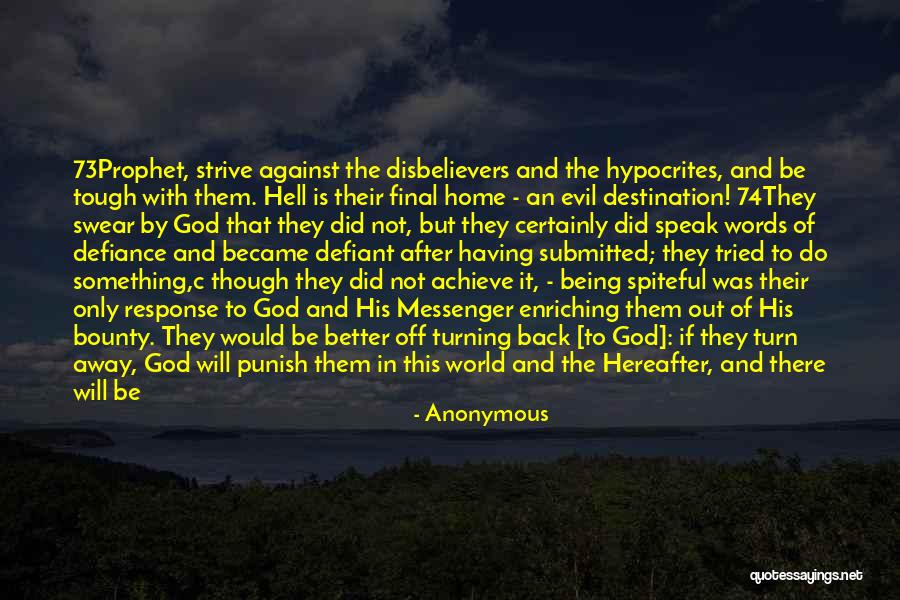 Being Defiant Quotes By Anonymous Being Defiant Quotes By Anonymous