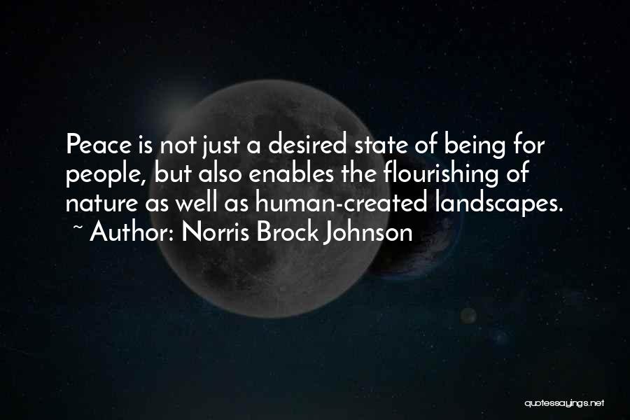 Being Desired Quotes By Norris Brock Johnson
