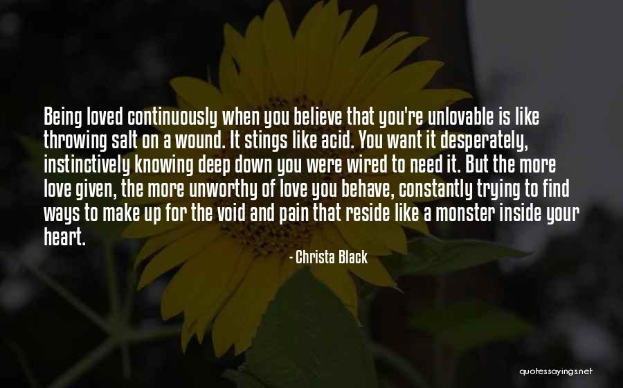 Being Desperately In Love Quotes By Christa Black