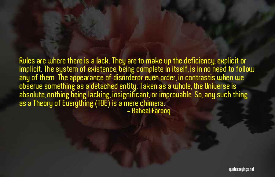 Being Detached Quotes By Raheel Farooq