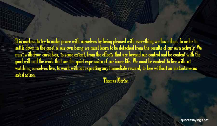 Being Detached Quotes By Thomas Merton