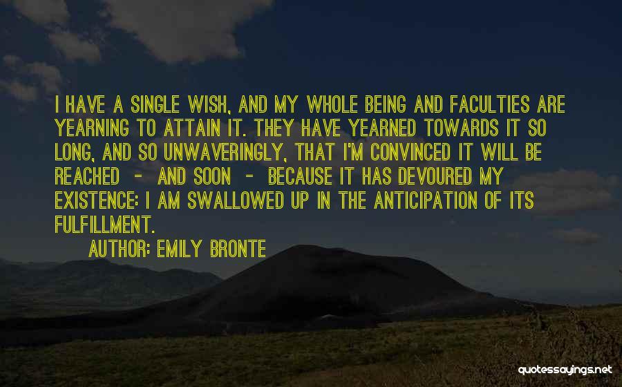 Being Devoured Quotes By Emily Bronte