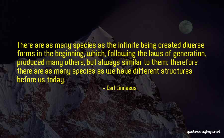 Being Different And Similar Quotes By Carl Linnaeus