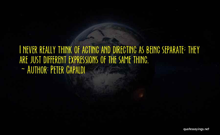 Being Different And The Same Quotes By Peter Capaldi