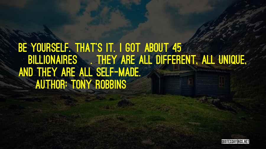 Being Different And Unique Quotes By Tony Robbins