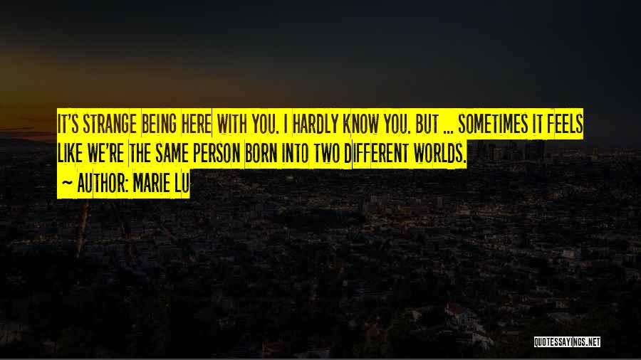 Being Different But The Same Quotes By Marie Lu