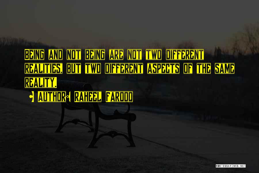 Being Different But The Same Quotes By Raheel Farooq