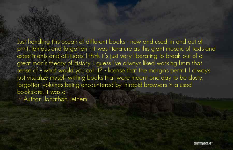 Being Different Famous Quotes By Jonathan Lethem