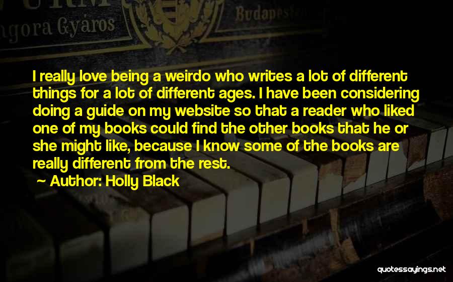 Being Different From The Rest Quotes By Holly Black