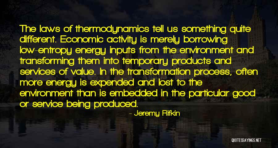 Being Different In A Good Way Quotes By Jeremy Rifkin