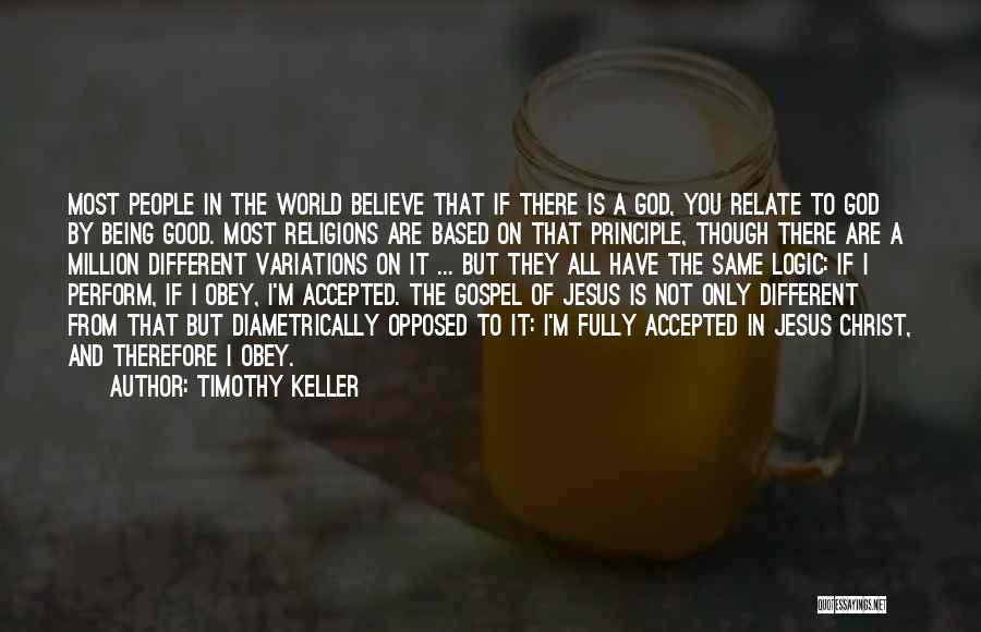 Being Different In A Good Way Quotes By Timothy Keller