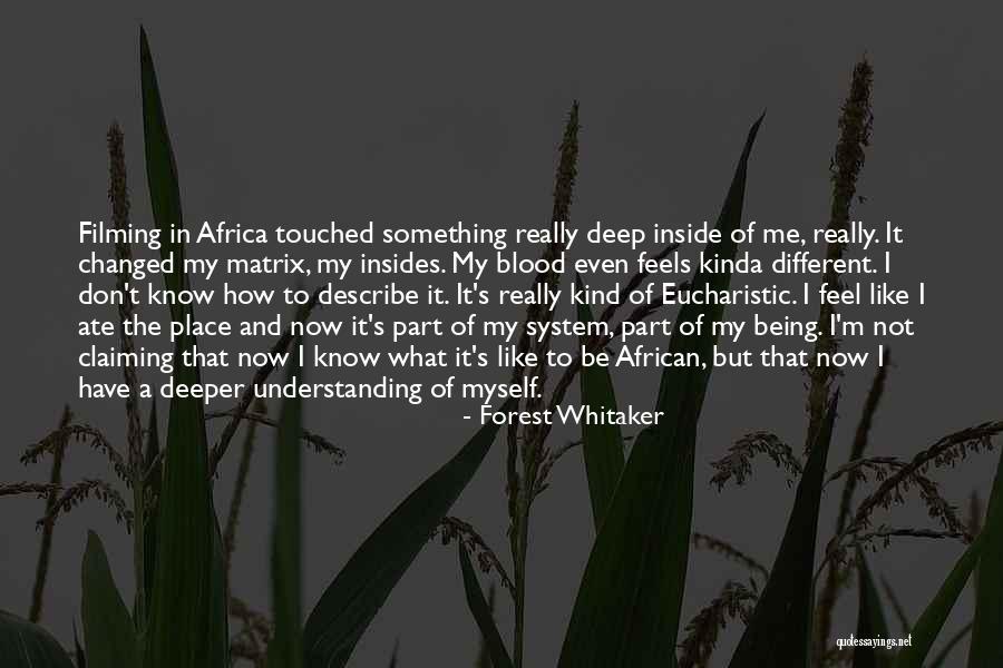 Being Different On The Inside Quotes By Forest Whitaker