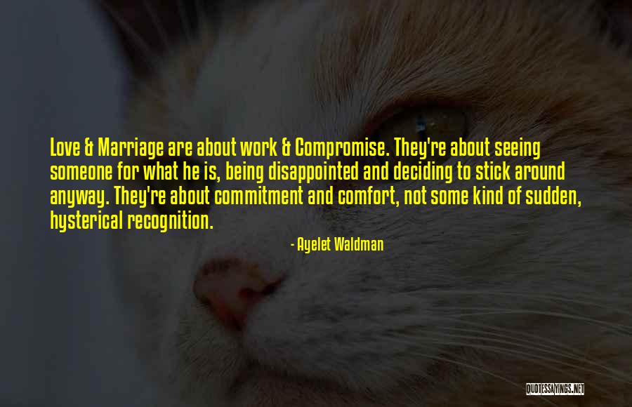 Being Disappointed By Someone You Love Quotes By Ayelet Waldman Being Disappointed By Someone You Love Quotes By Ayelet Waldman
