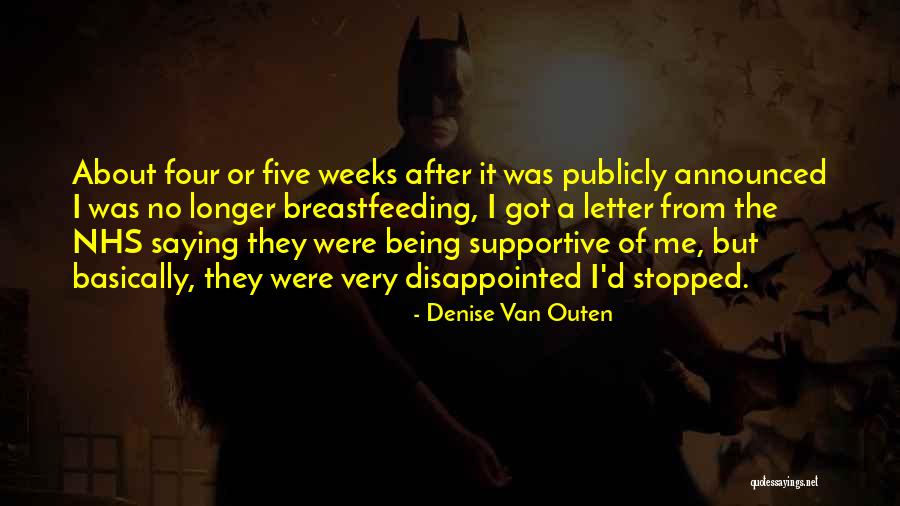 Being Disappointed In Others Quotes By Denise Van Outen Being Disappointed In Others Quotes By Denise Van Outen