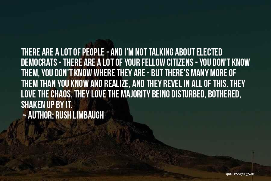 Being Disturbed Quotes By Rush Limbaugh