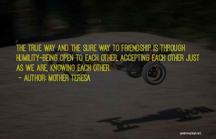 Being Done With Friendship Quotes By Mother Teresa