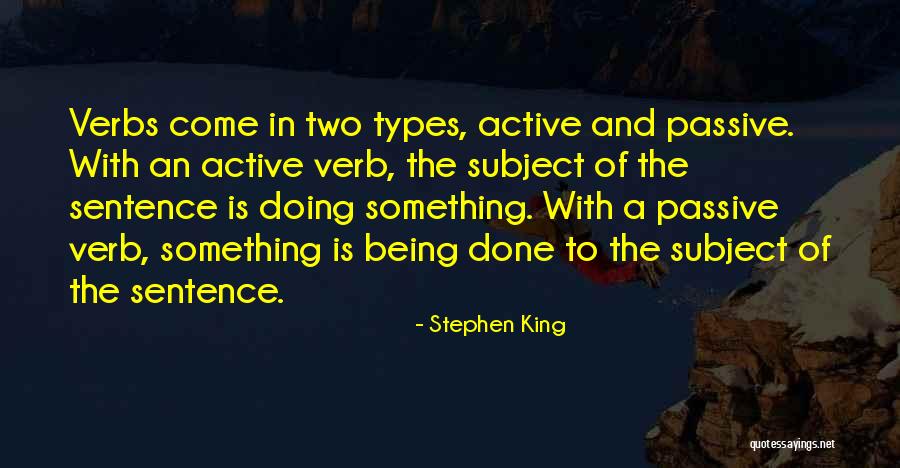 Being Done With Something Quotes By Stephen King Being Done With Something Quotes By Stephen King