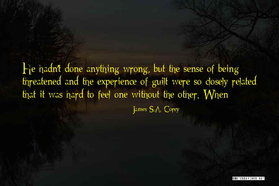 Being Done Wrong Quotes By James S.A. Corey