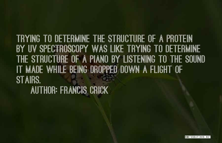 Being Down Quotes By Francis Crick