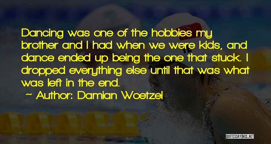 Being Dropped Quotes By Damian Woetzel