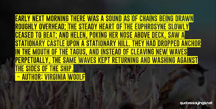 Being Dropped Quotes By Virginia Woolf