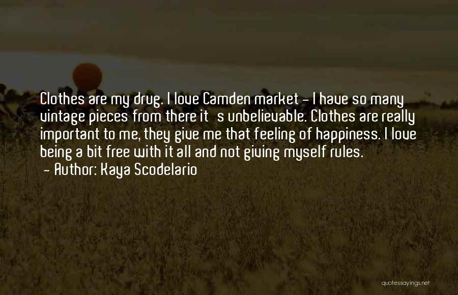 Being Drug Free Quotes By Kaya Scodelario