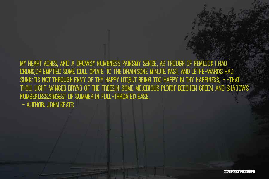 Being Drunk And Happy Quotes By John Keats