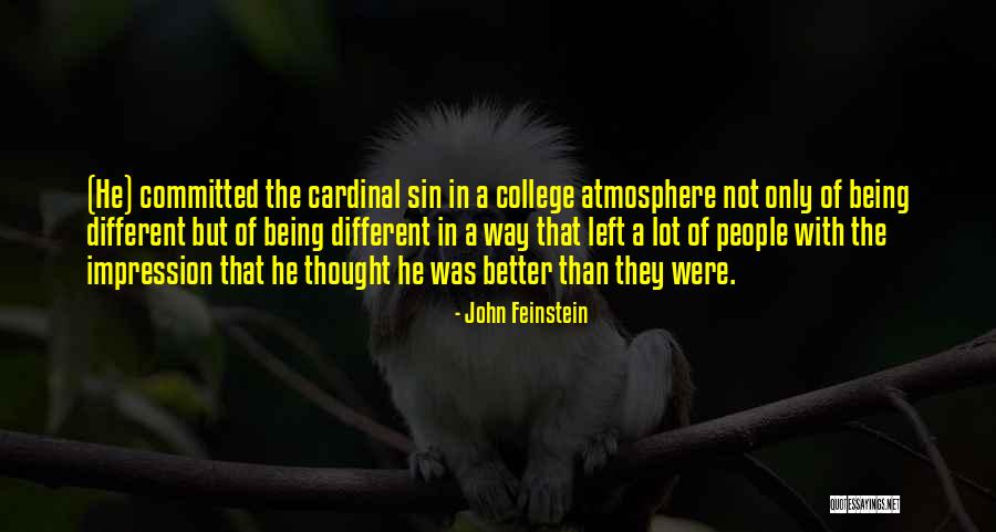 Being Education Quotes By John Feinstein Being Education Quotes By John Feinstein