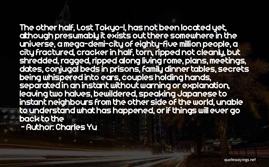 Being Eighty Quotes By Charles Yu