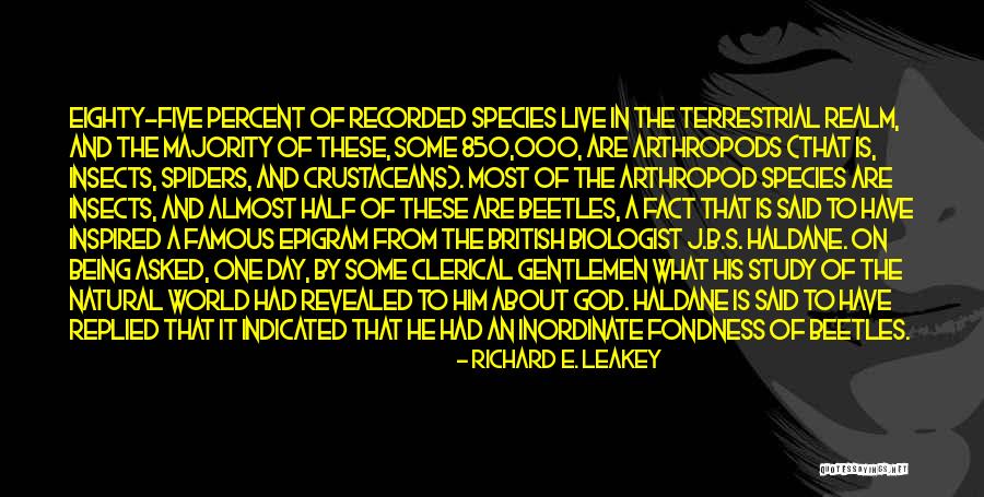 Being Eighty Quotes By Richard E. Leakey