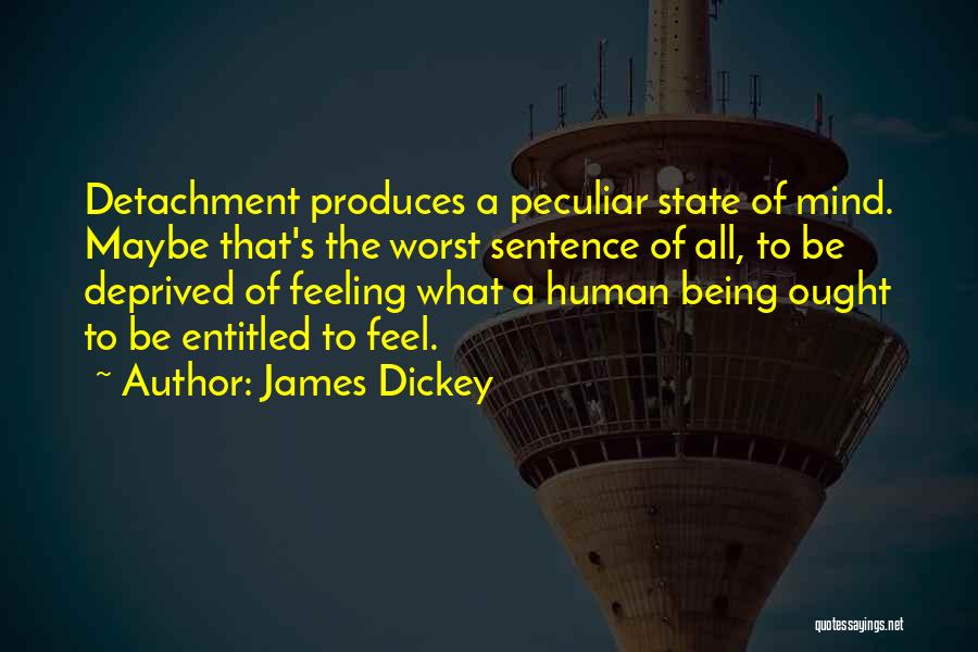 Being Entitled Quotes By James Dickey