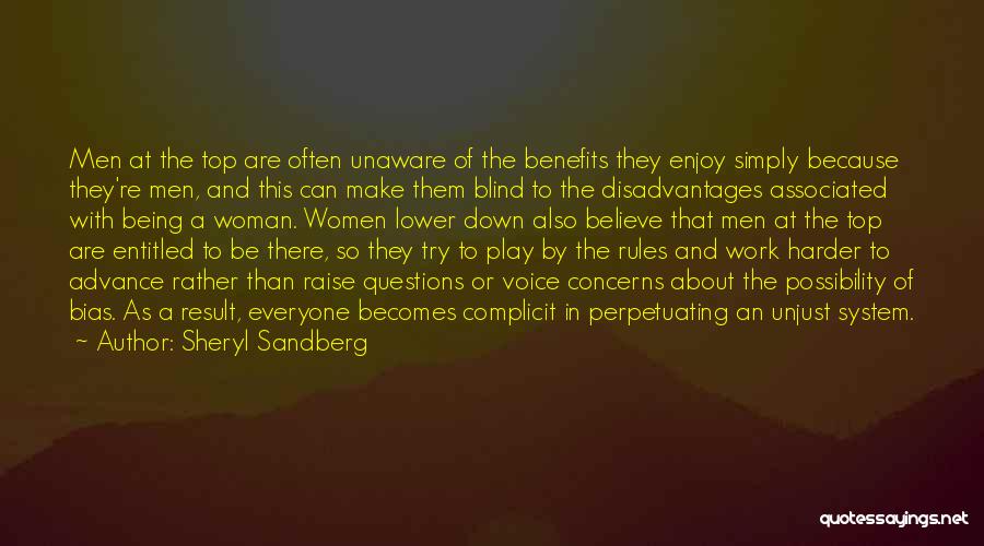 Being Entitled Quotes By Sheryl Sandberg