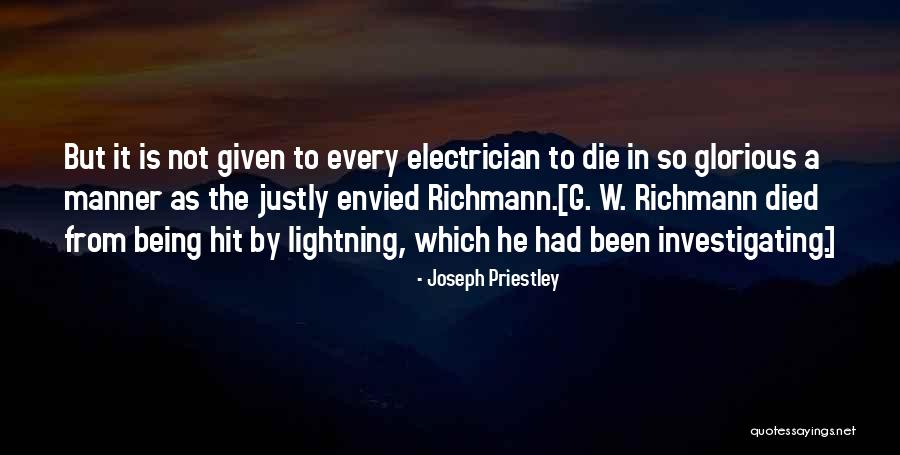 Being Envied Quotes By Joseph Priestley Being Envied Quotes By Joseph Priestley