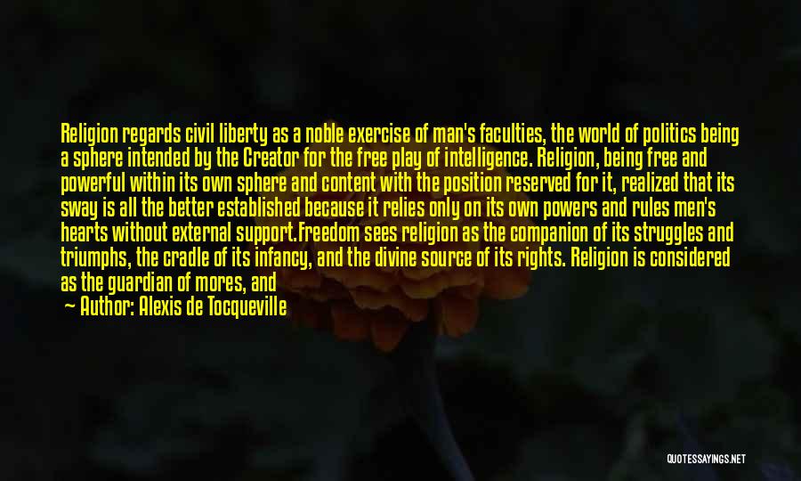 Being Established Quotes By Alexis De Tocqueville