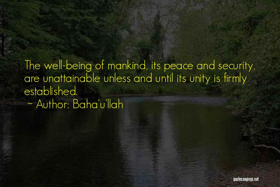 Being Established Quotes By Baha'u'llah