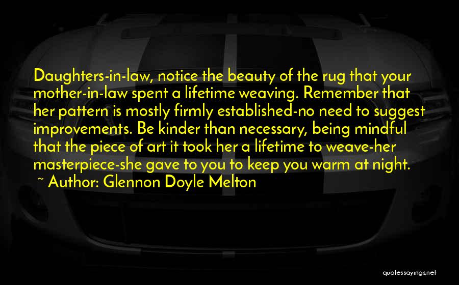Being Established Quotes By Glennon Doyle Melton