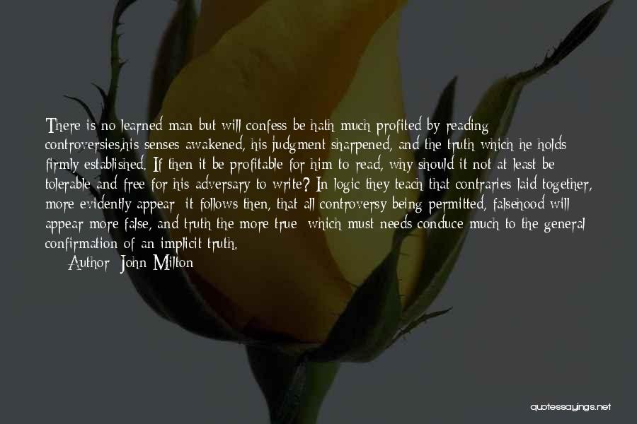 Being Established Quotes By John Milton