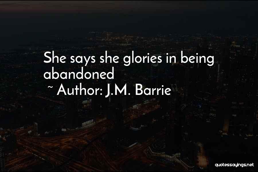 Being Feisty Quotes By J.M. Barrie