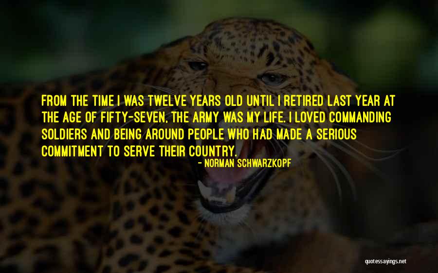 Being Fifty Years Old Quotes By Norman Schwarzkopf Being Fifty Years Old Quotes By Norman Schwarzkopf
