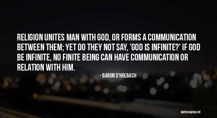 Being Finite Quotes By Baron D'Holbach Being Finite Quotes By Baron D'Holbach