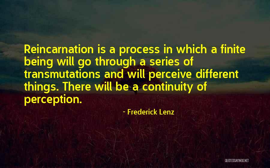 Being Finite Quotes By Frederick Lenz