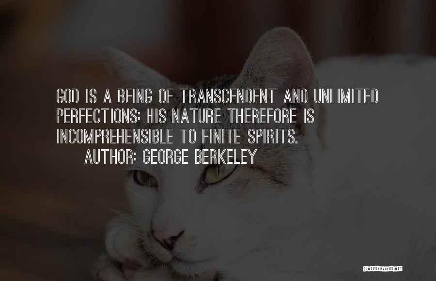 Being Finite Quotes By George Berkeley