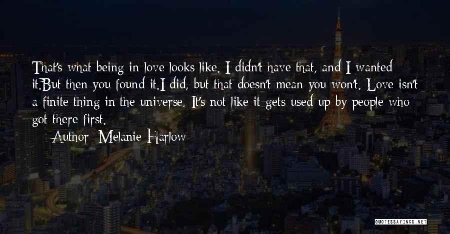 Being Finite Quotes By Melanie Harlow