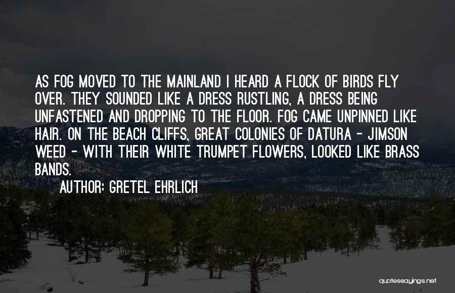 Being Flowers Quotes By Gretel Ehrlich