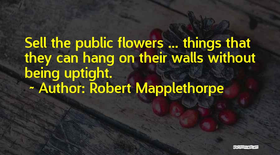 Being Flowers Quotes By Robert Mapplethorpe